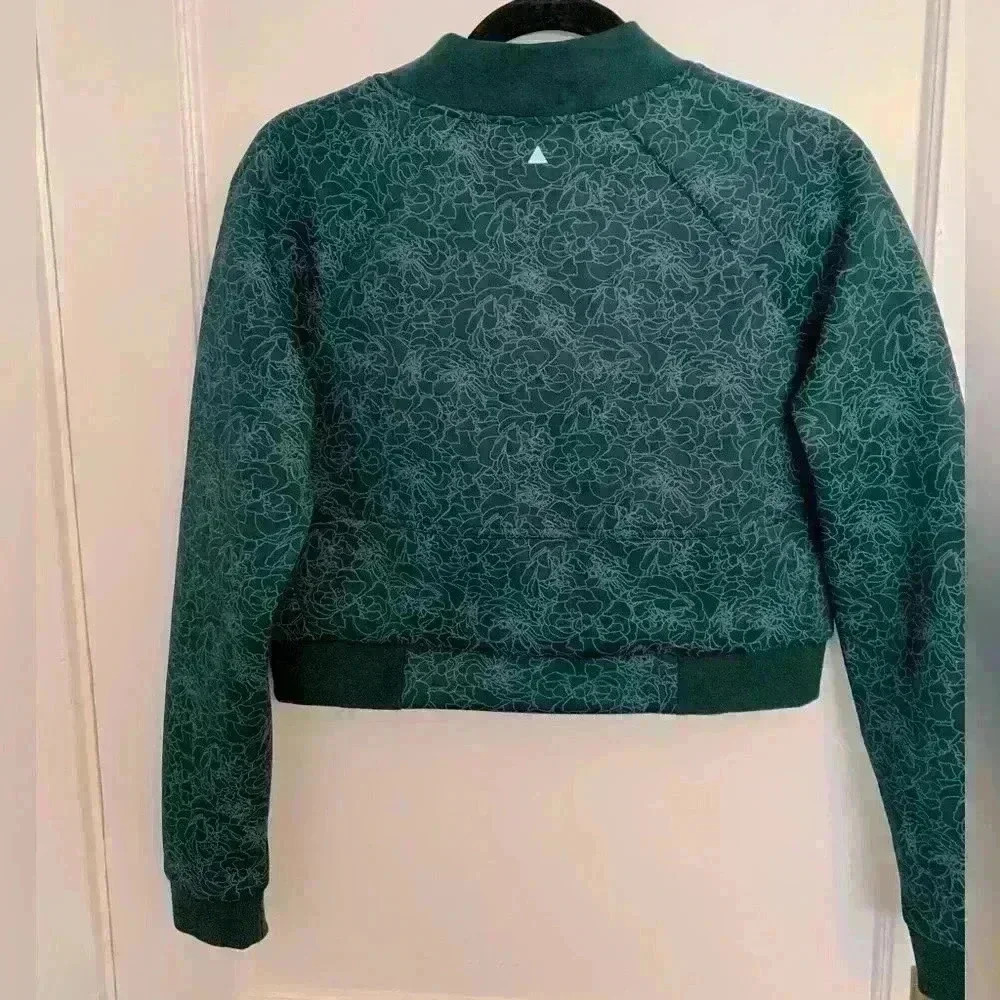 Balance Athletica Teal Bomber Jacket, Womens Size Small - Picture 7 of 13